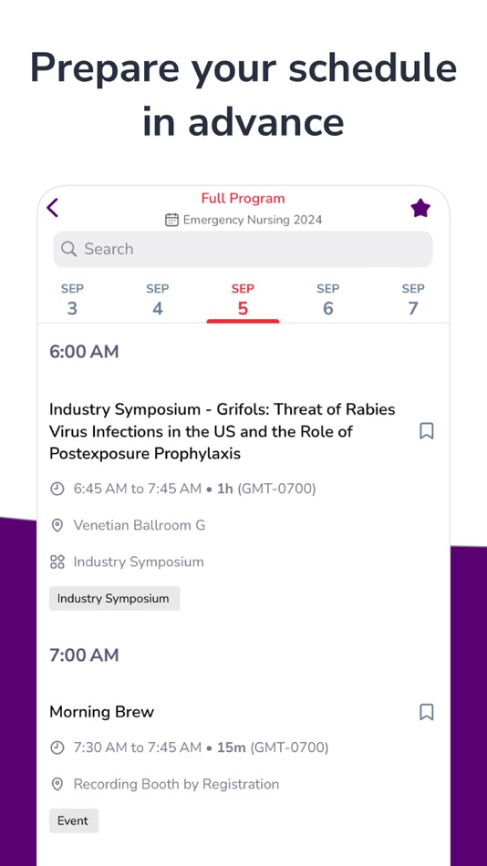 #3. ENA Events (iOS) Podle: Emergency Nurses Association