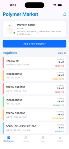 The Polymer Market screenshot