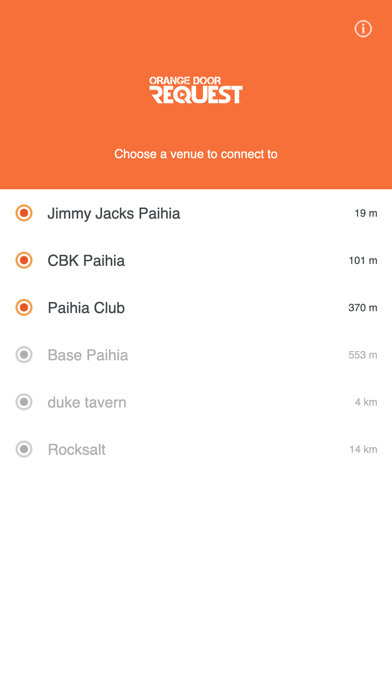 Orange Door Request Screenshot