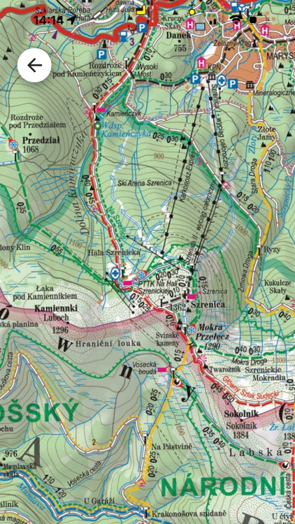 Karkonosze – mapa turystyczna