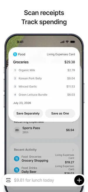 Hamoney: AI Receipt Budget App screenshot 1