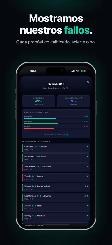 ScoreGPT: Fútbol IA screenshot 4 of 8
