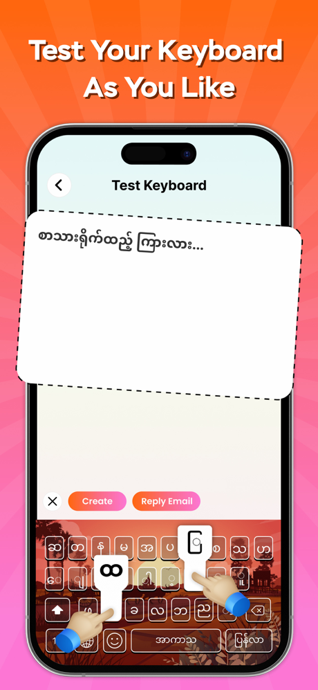 Myanmar Keyboard : AI Keyboard screenshot 5