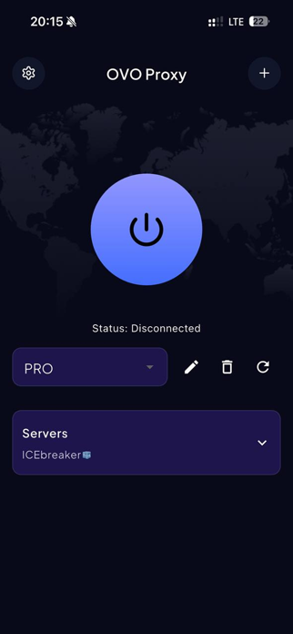 OVO Proxy Client Screenshot 1 of 3