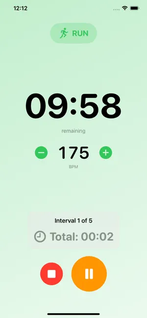Run/Walk BPM screenshot 3