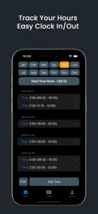 Time Work Tracker Pro screenshot #2 for iPhone