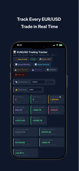 EUR USD Tracker screenshot 1