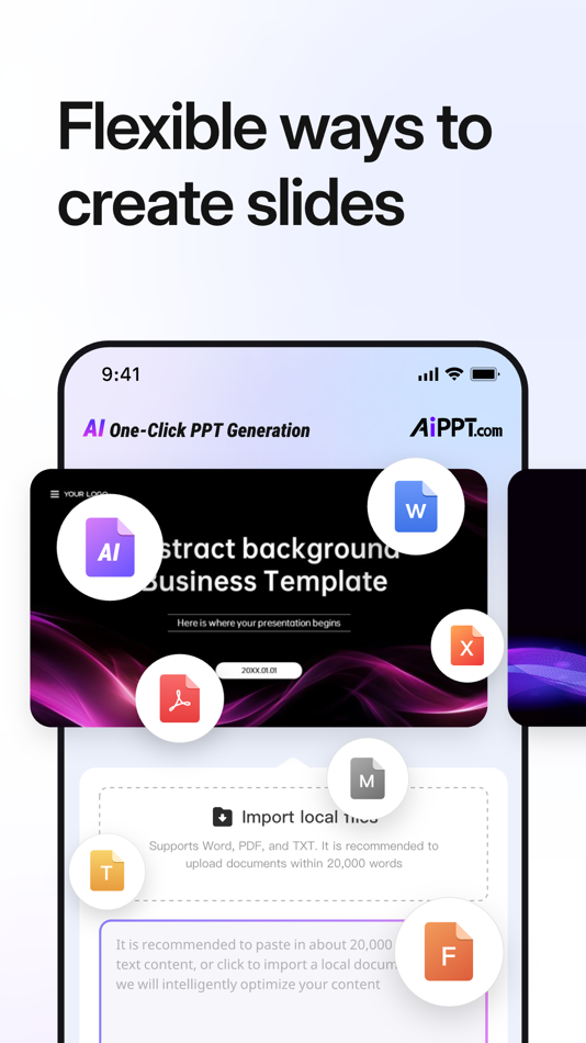 #3. AiPPT- AI Presentation Maker (iOS) 来自: Megadreams LIMITED