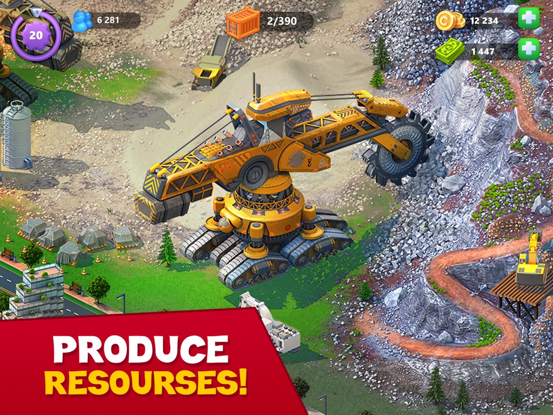 Global City Building Games App voor iPhone, iPad en iPod touch
