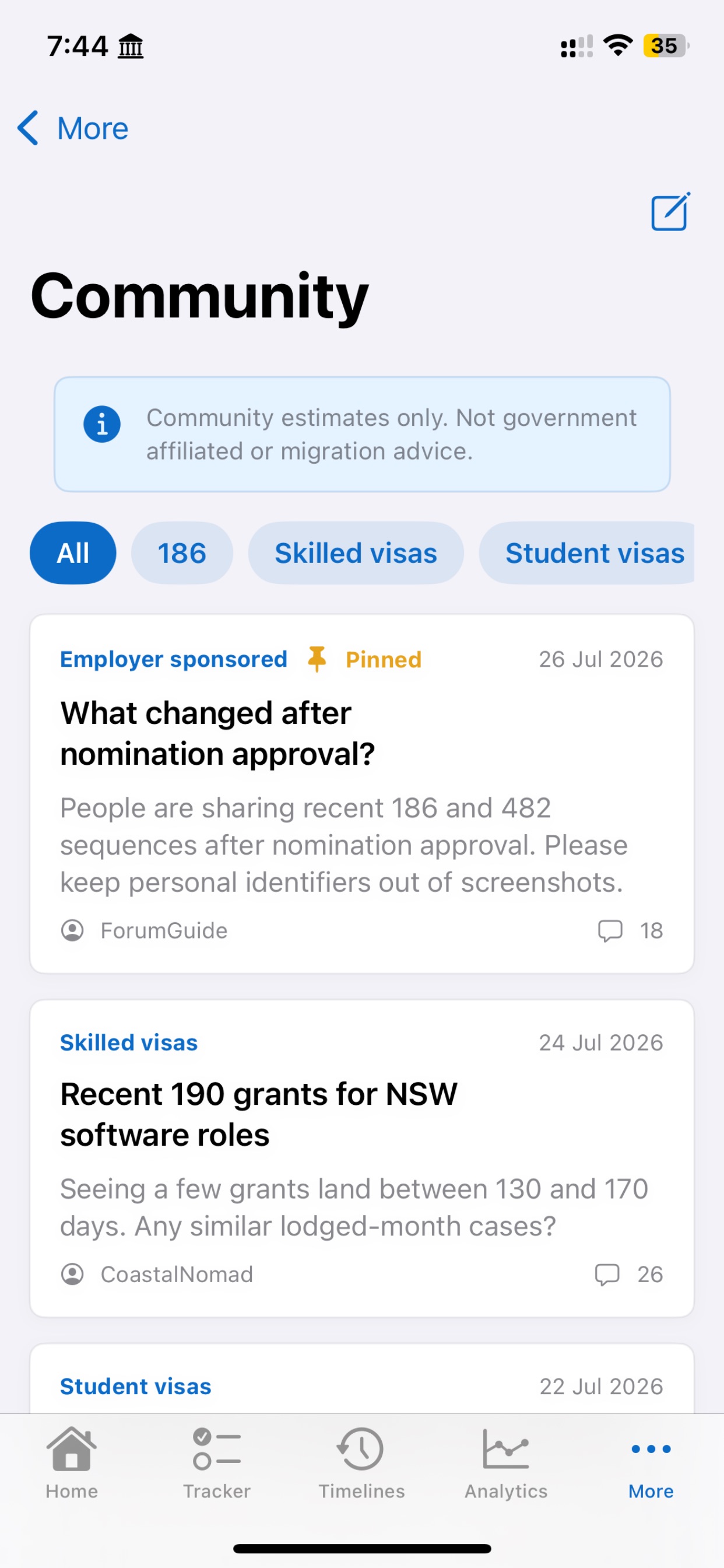 Screenshot 4 of Australia Student Visa Tracker
