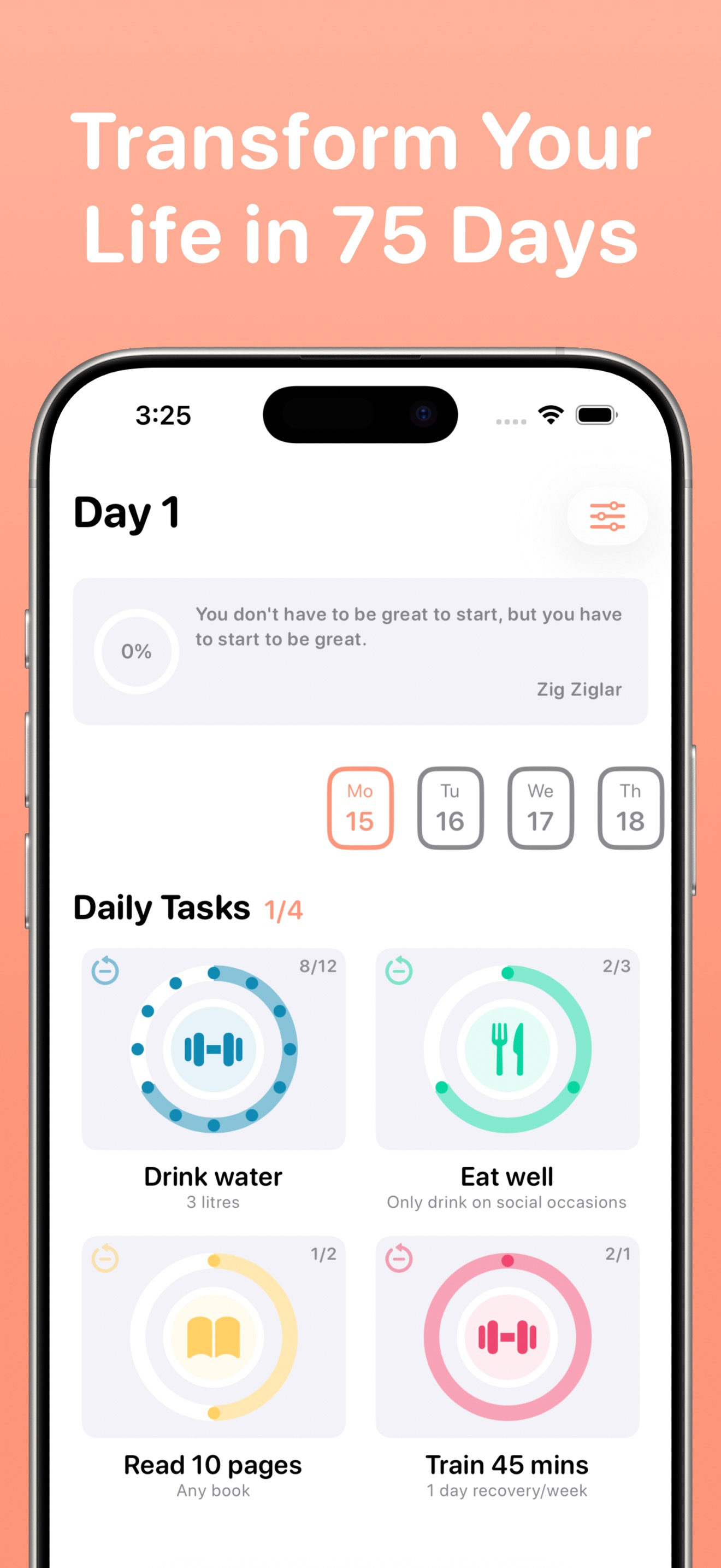 75 Soft Challenge Tracker