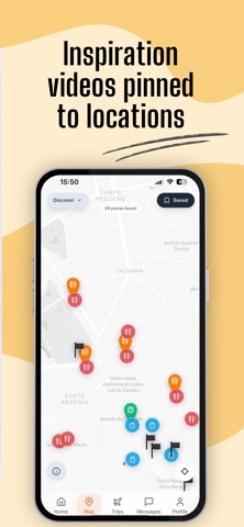 uTripo - Swipe - Save - Book screenshot