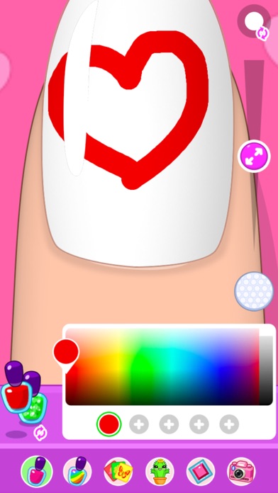 Beauty salon. Screenshot