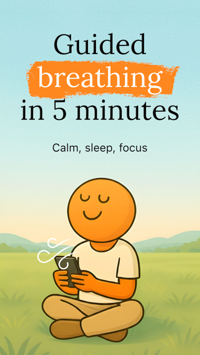 Screenshot #1 pour Breeze: Breathing & Calm