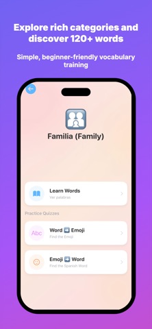 EmoWords Spanish screenshot