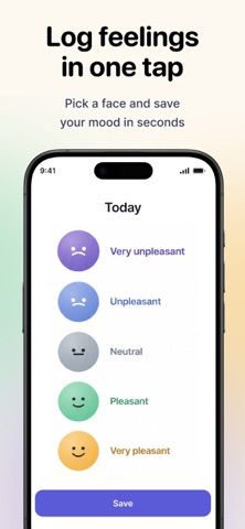 Moodleaf: Mood Tracker & Diary Screenshot 2 of 4