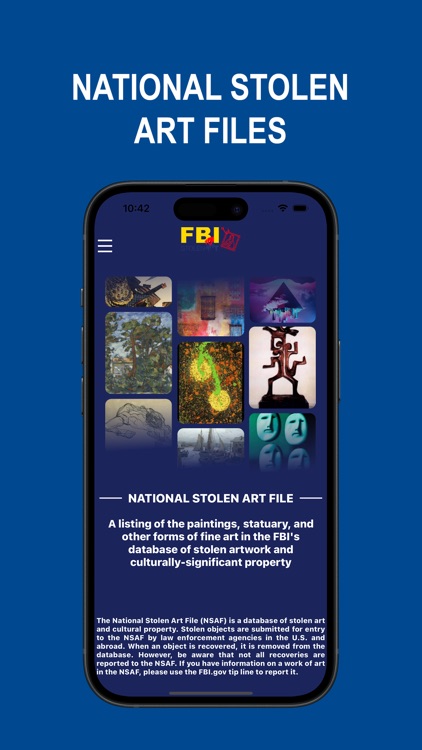 FBI National Stolen Art File screenshot-3