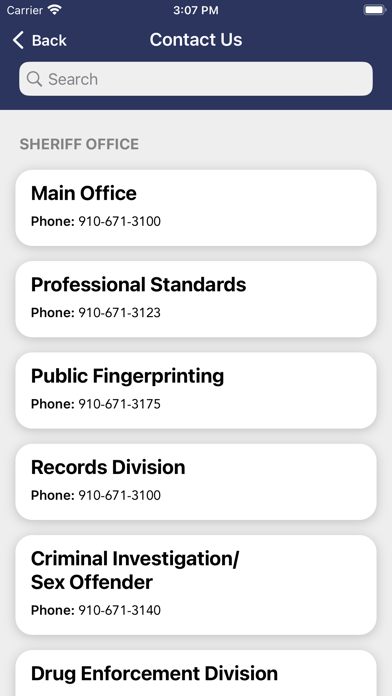 Robeson County Sheriff NC Screenshot