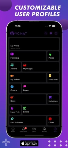 YChat - Timeline and Chat screenshot