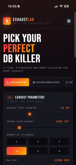 DB Killer Calculator screenshot 1