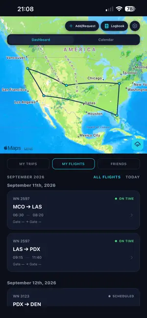 ClarksFlight screenshot 1