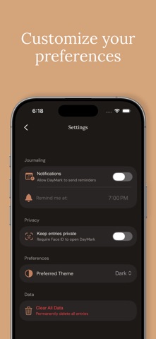 DayMark: Daily Journal Screenshot 6 of 6