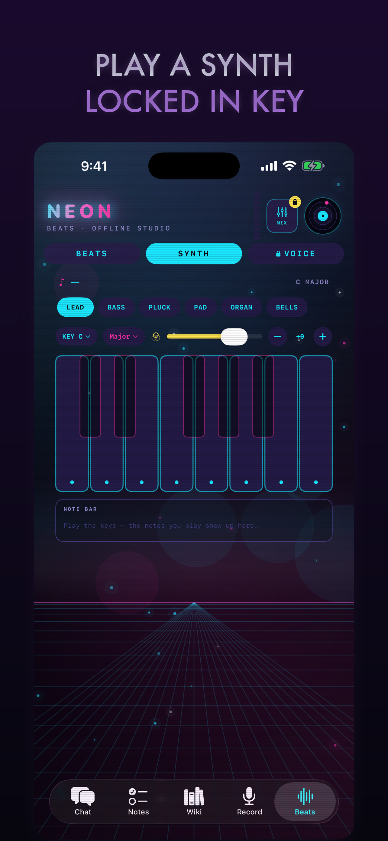 Neon Synthetics: Sound Lab screenshot 4