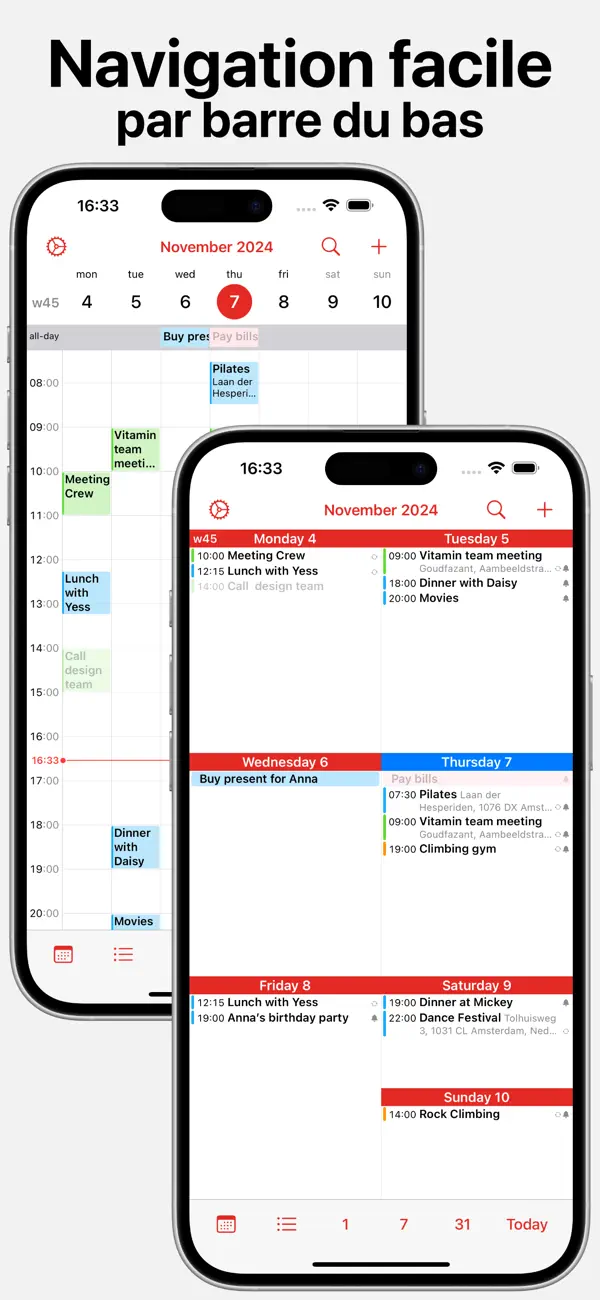 Screenshot #3 pour Supercal Calendrier