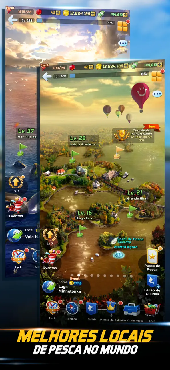 Ace Fishing: Wild Catch iOS Mod IPA screenshot 5 - iOS game interface