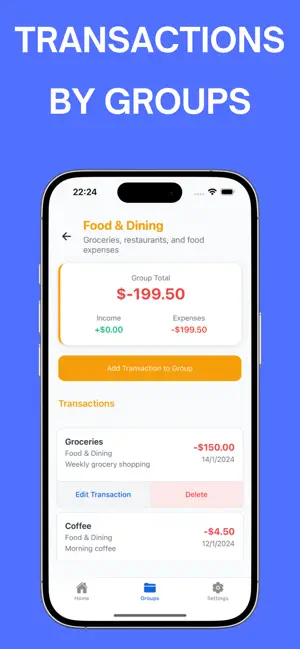 Budget - in/out money tracker screenshot 2