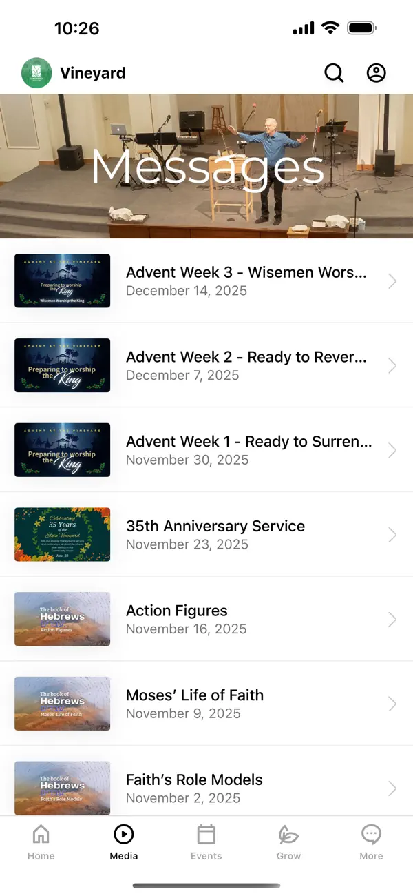 Screenshot #2 pour Vineyard Church of Elgin