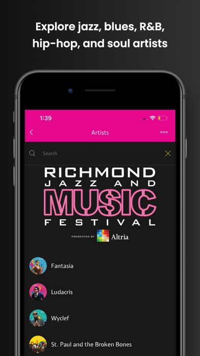 Richmond Jazz & Music Festival Screenshot