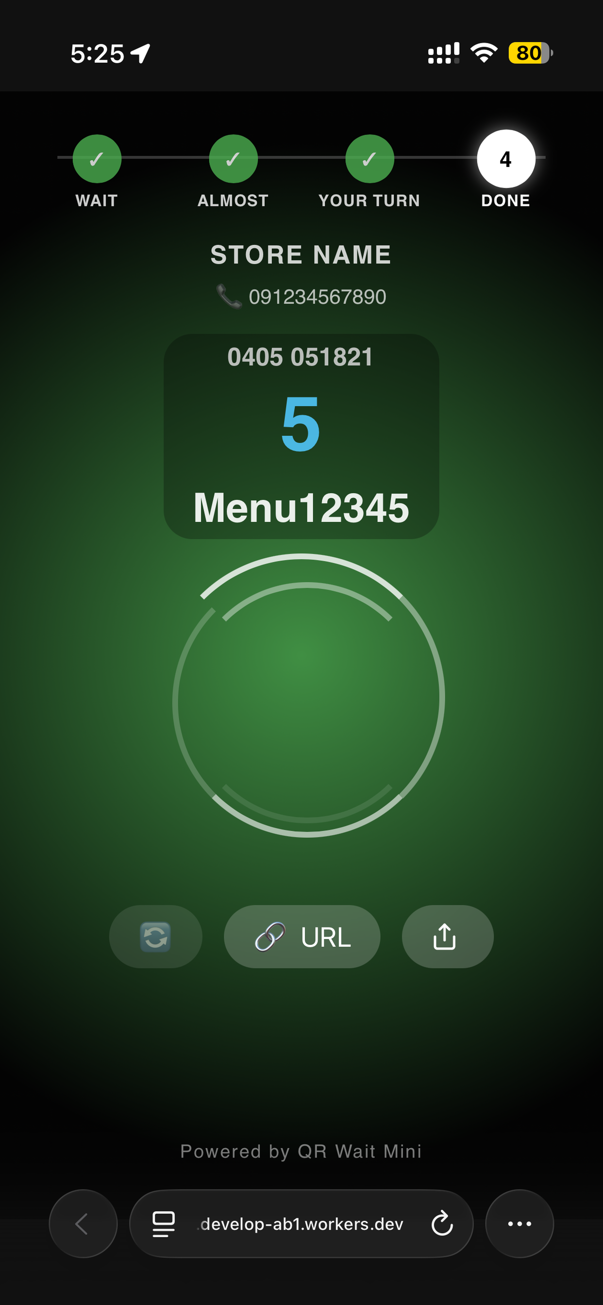QR Wait Mini - Queue & Page screenshot 7
