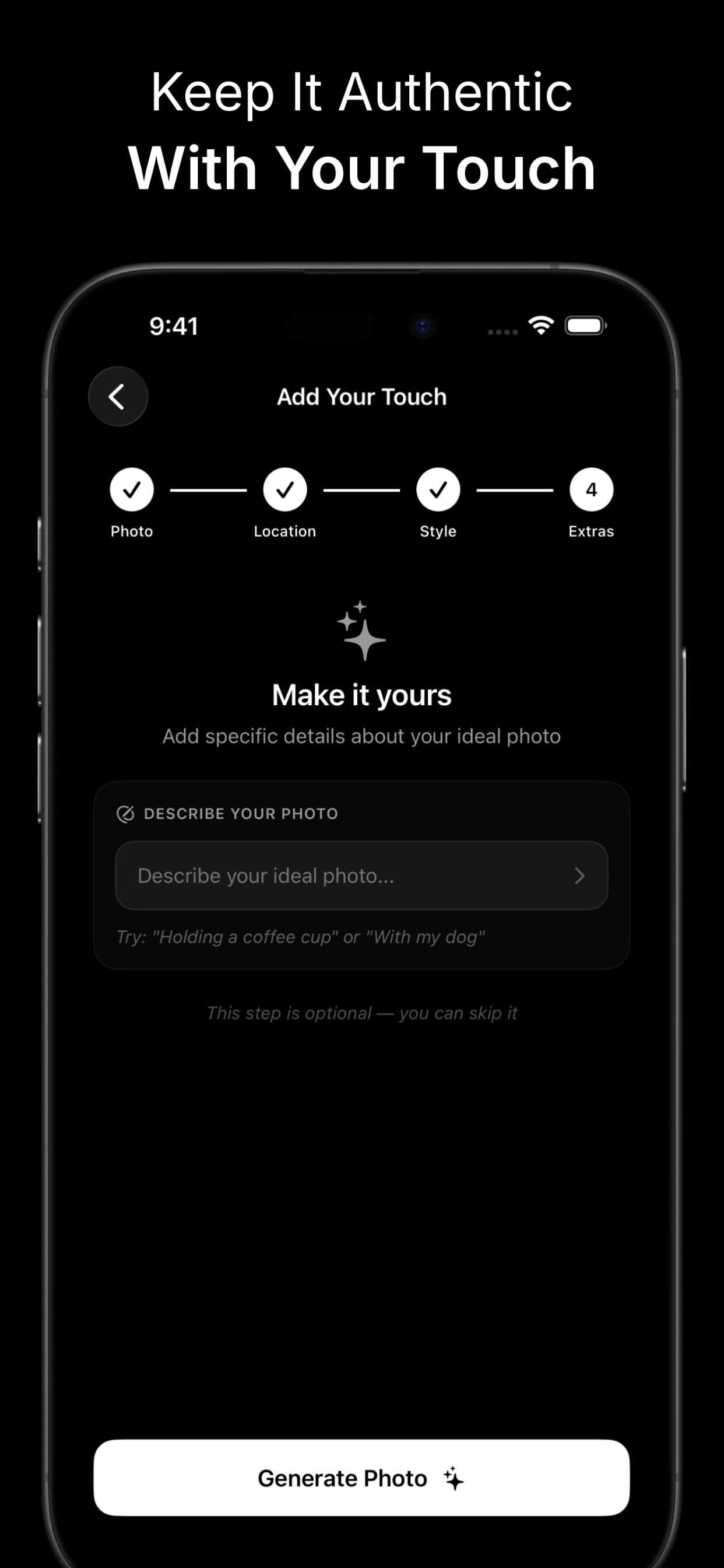 Selfie Anywhere: AI Travel