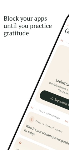 Gratitude Lock: Daily Journal Screenshot 1 of 9