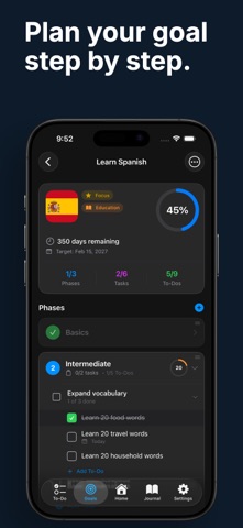 GoalPath: Goal Tracker Planner screenshot
