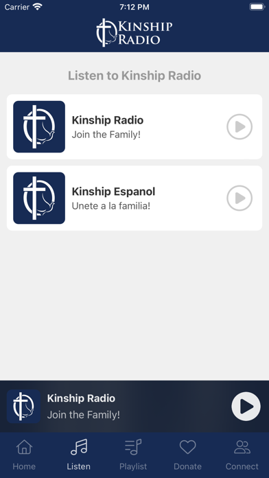 Kinship Radio Screenshot