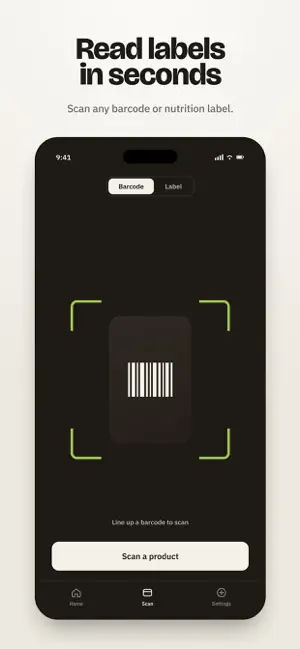 Presto - Nutrition scanner screenshot 2