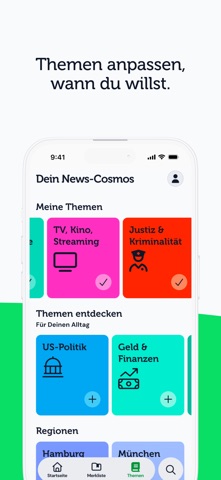 unlock: Nachrichten & News iPhone screenshot 9