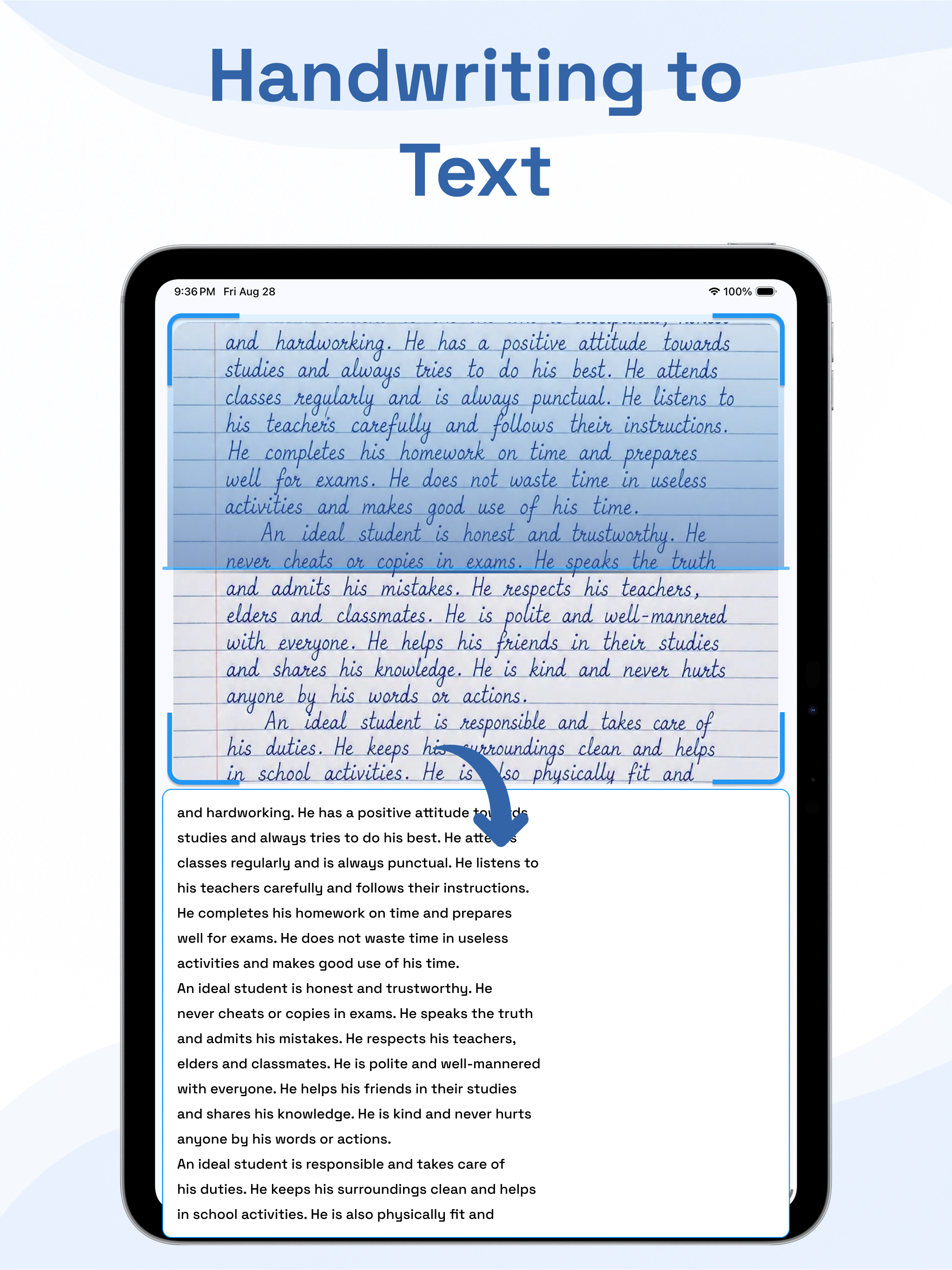 Handwriting to Text - OCR Scan screenshot 7