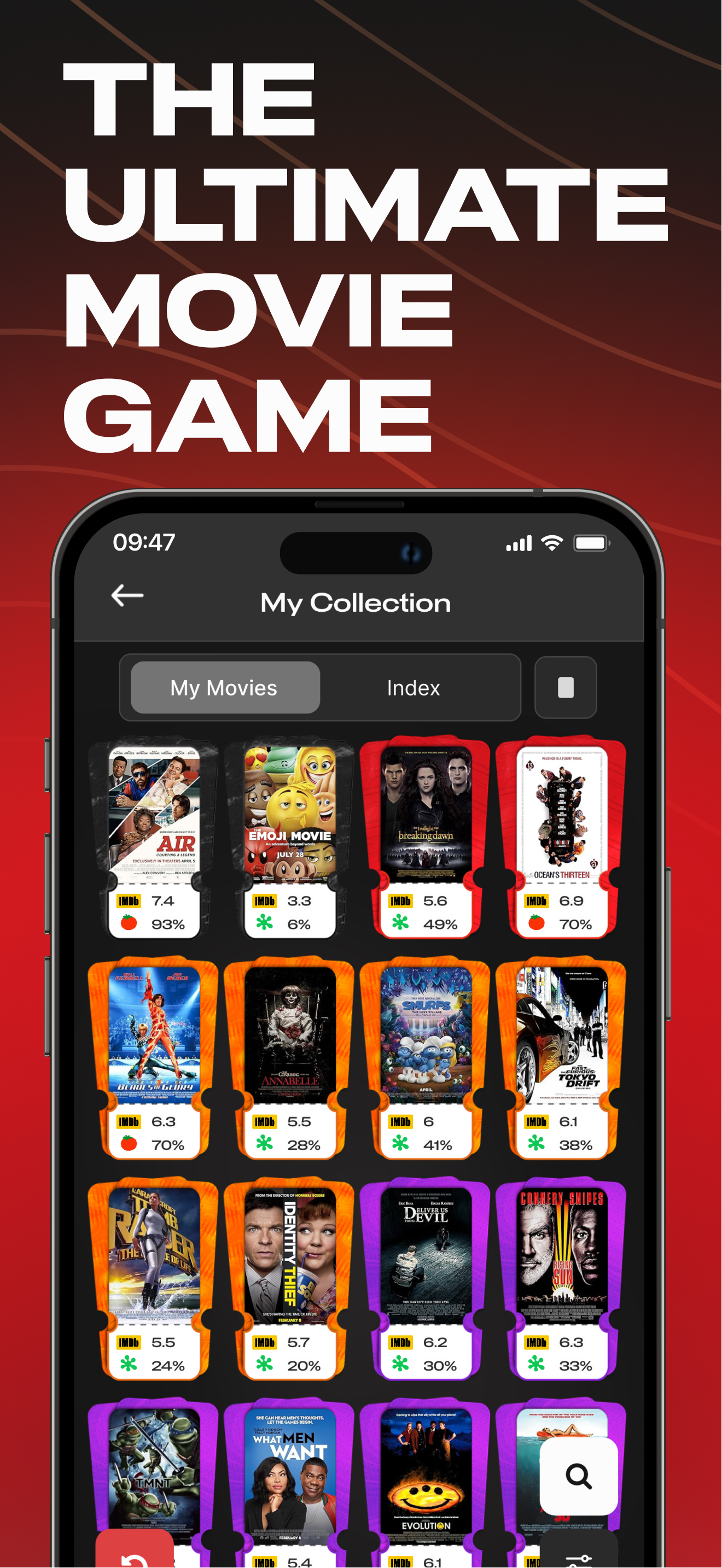 FilmedUp: Movie Collector Game