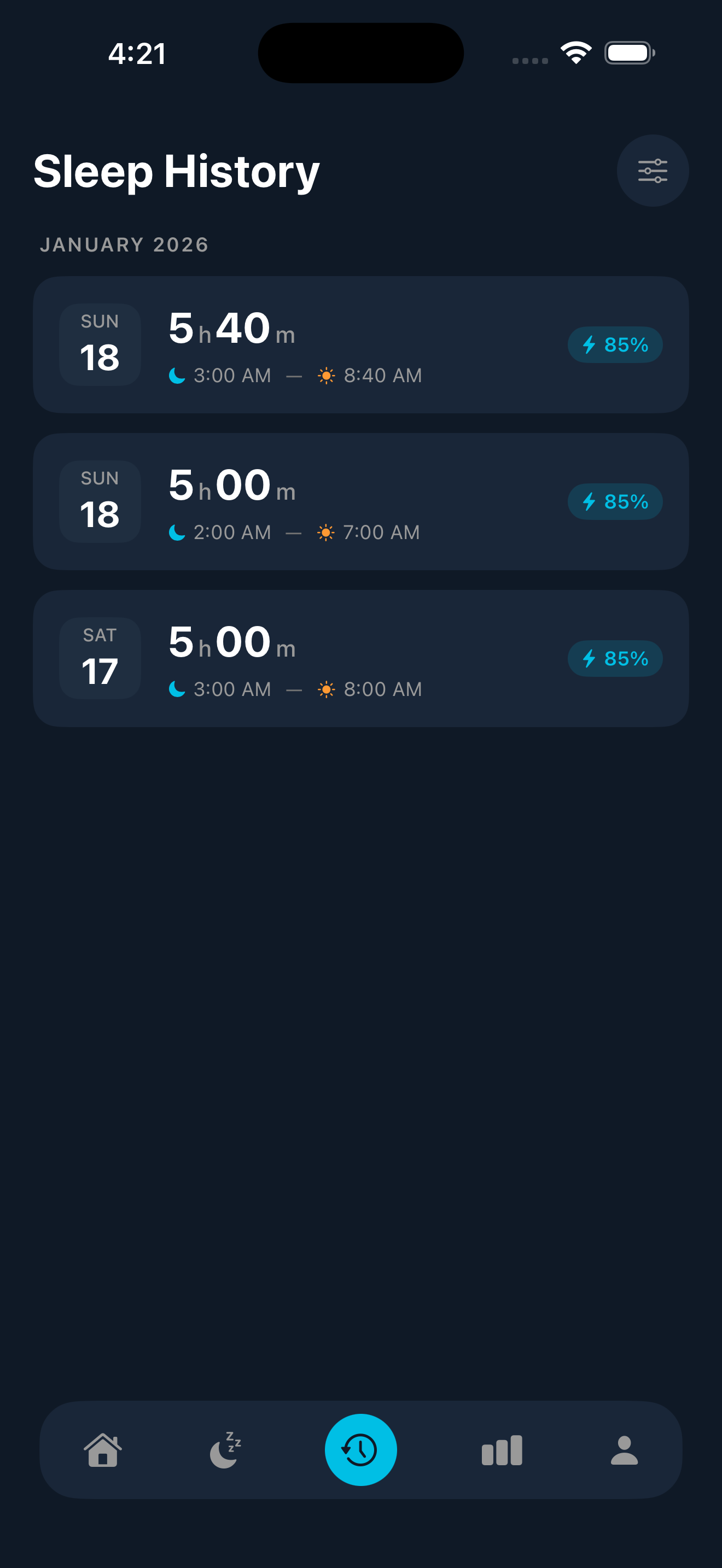 SleepFlow Sleep Tracker screenshot 4