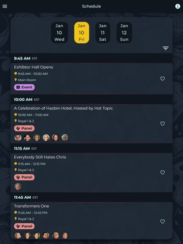 Con-Track iPad screenshot