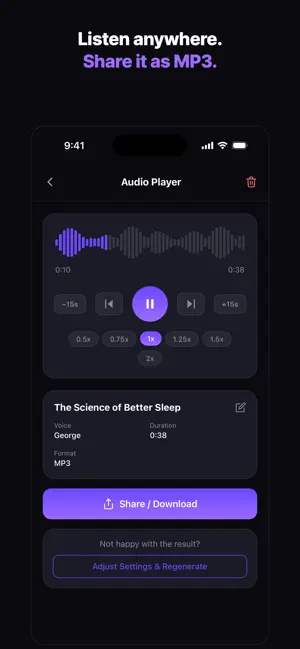 Text to Speech: AI Voice & TTS screenshot 4