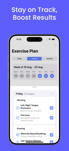 Sleep Apnea & Snore Exercises iPhone screenshot