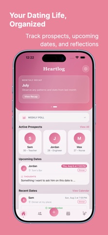 Heartlog - Dating Journal Screenshot 1 of 7