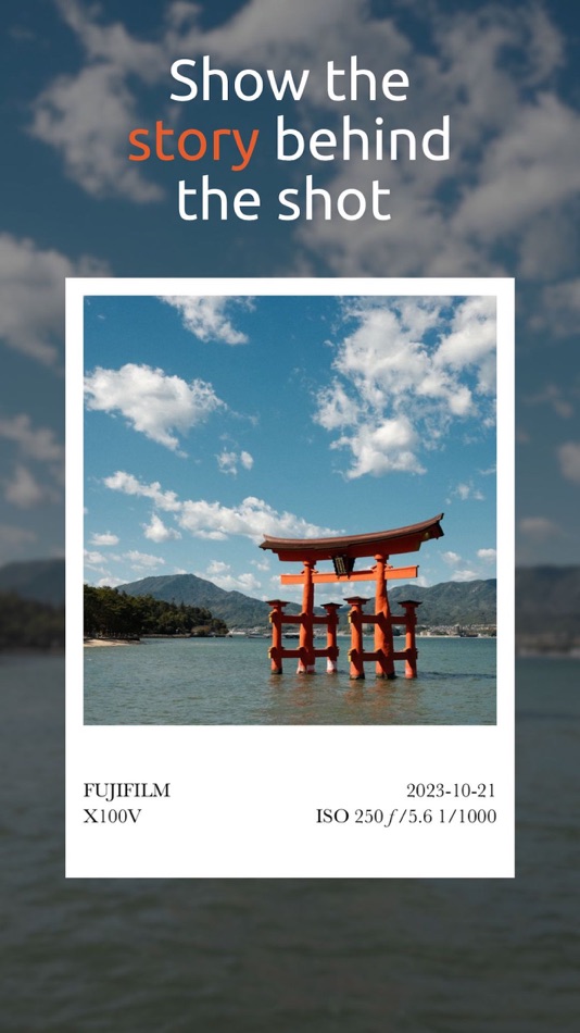 #1. EXIF Metadata Border - TMPLT (iOS) 由: AmbiMake LLC