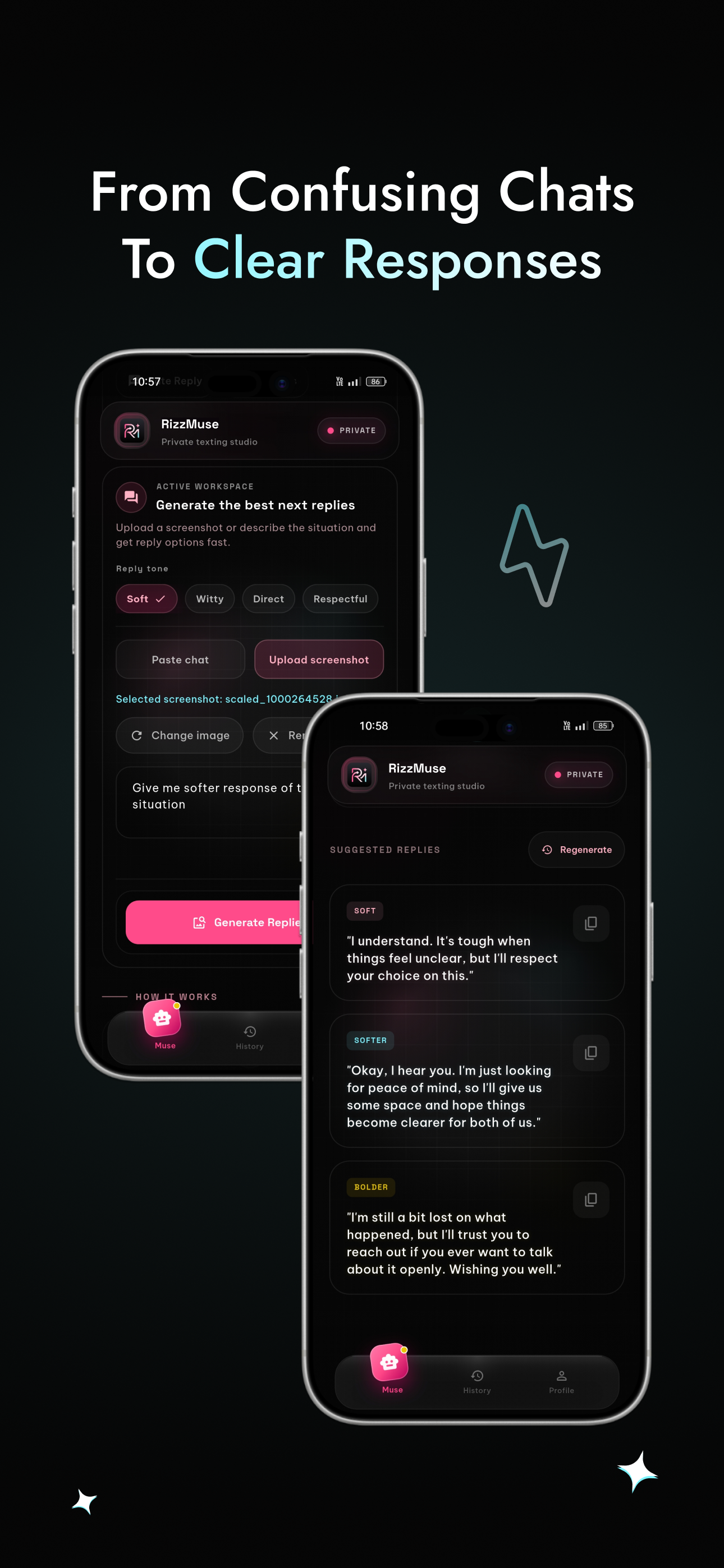 RizzMuse: AI Dating Replies