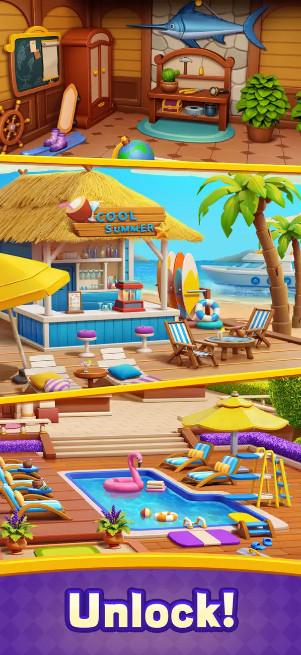 #3. Travel Stories : Merge Journey (iOS) 由: FW GAME