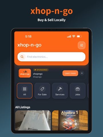 xhopngo - buy & sell iPad screenshot